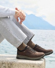 Imac 853078 Leather Shoes with a Toothed Sole