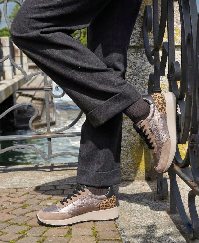 Imac 858248 7152017 Metallic Wedge Sneakers