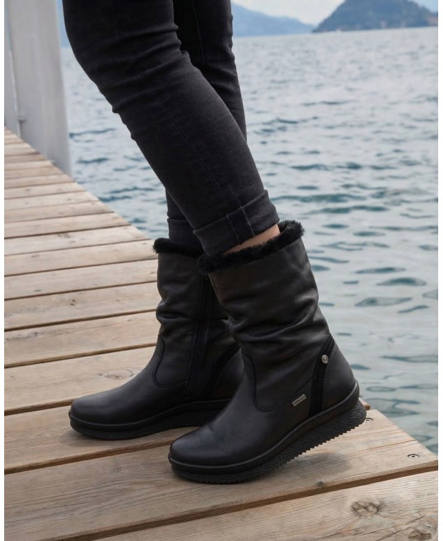 Botas piel con forro de pelo Imac 856708.1400.011