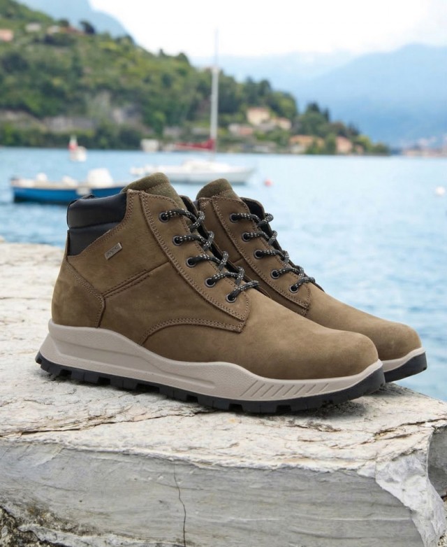 Botas casuales de piel con cordones Imac 452208