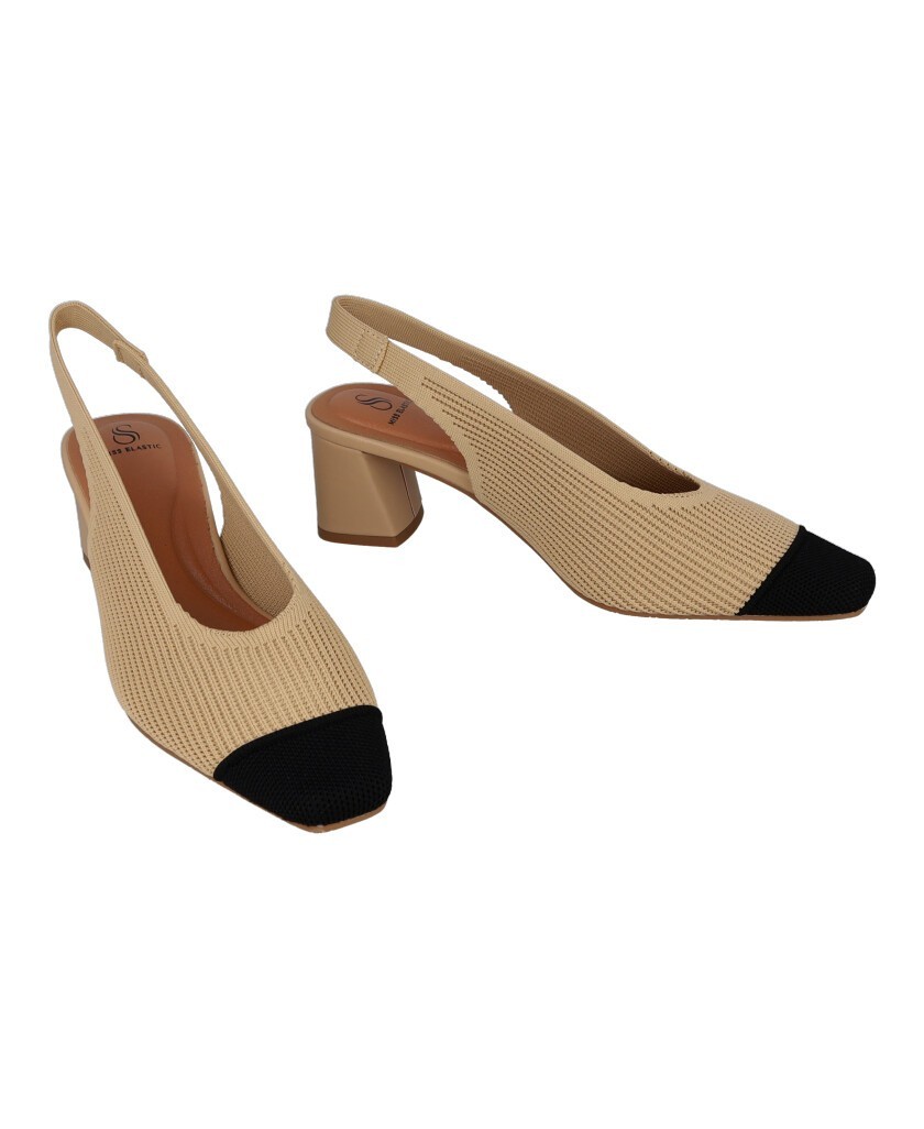 Miss Elastic 75021 court shoes