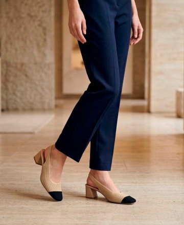 Miss Elastic 75021 court shoes