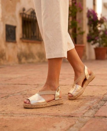 Toni Pons Etna metallic low espadrilles