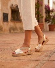 Toni Pons Etna metallic low espadrilles