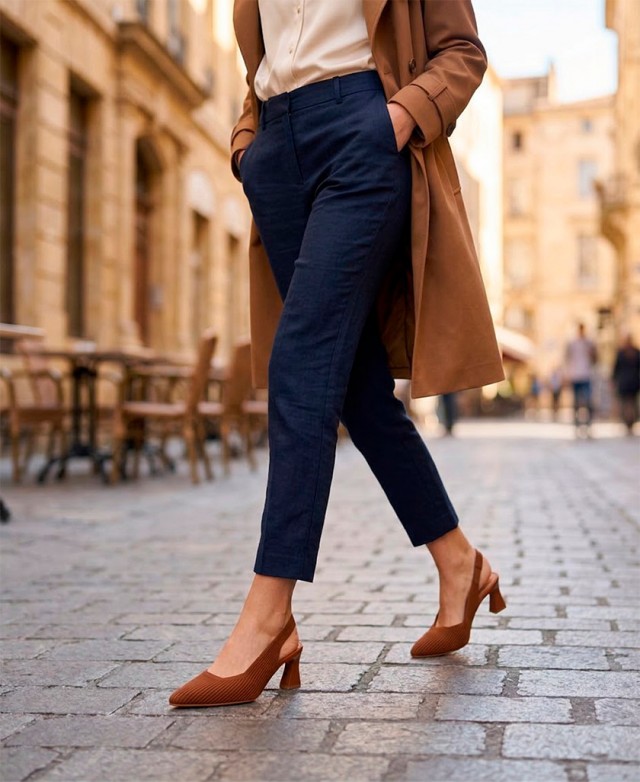 Zapato de salón destalonado Miss Elastic 75061