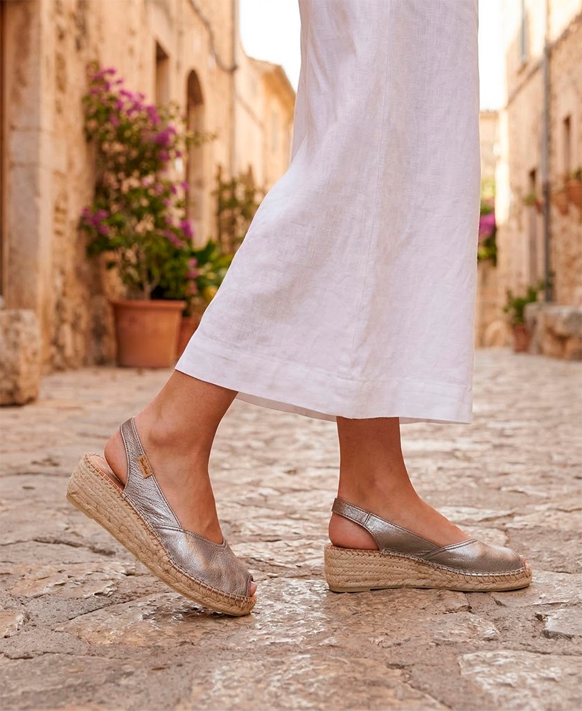 Toni Pons Bernia-P Metallic Women's Espadrilles