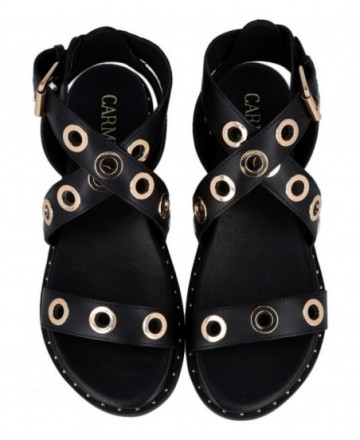 Carmela 162389 flat buckle sandals