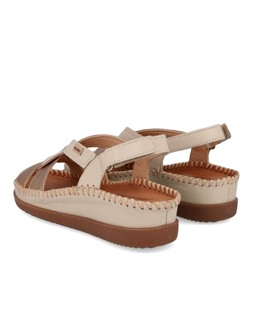 Pikolinos Cadaqués W8K-1839C1 metallic sandals
