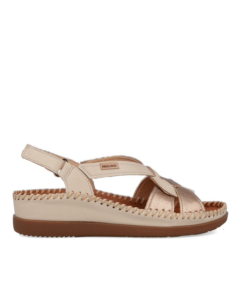 Pikolinos Cadaqués W8K-1839C1 metallic sandals