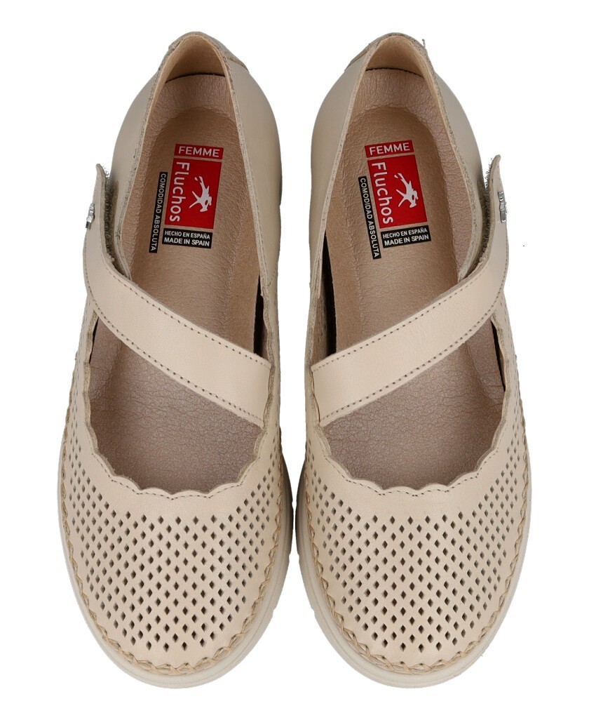 Fluchos Fluvia F2423 wedge ballet flats