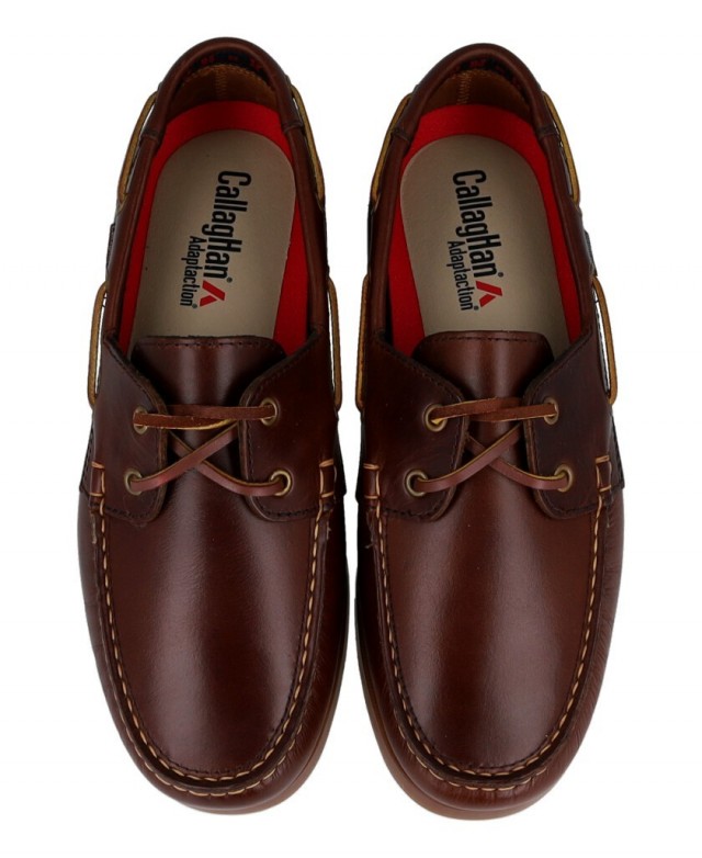 Callaghan Yate 51600 brown boat shoes