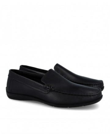 Imac 100760 black men's loafers