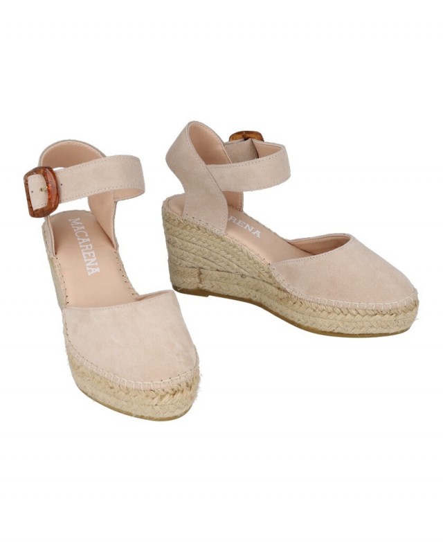 Macarena Yune 26 wedge espadrilles