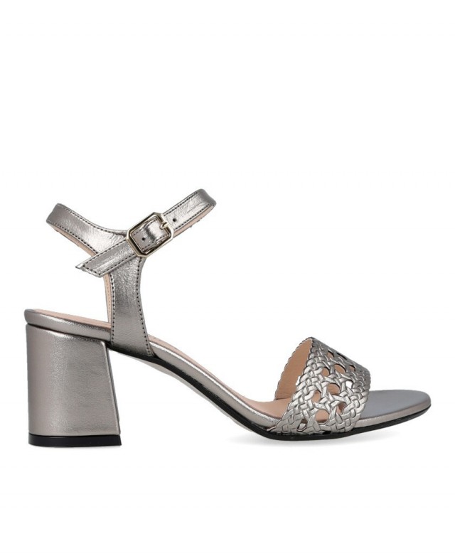 Patricia Miller 7093F metallic heeled sandals