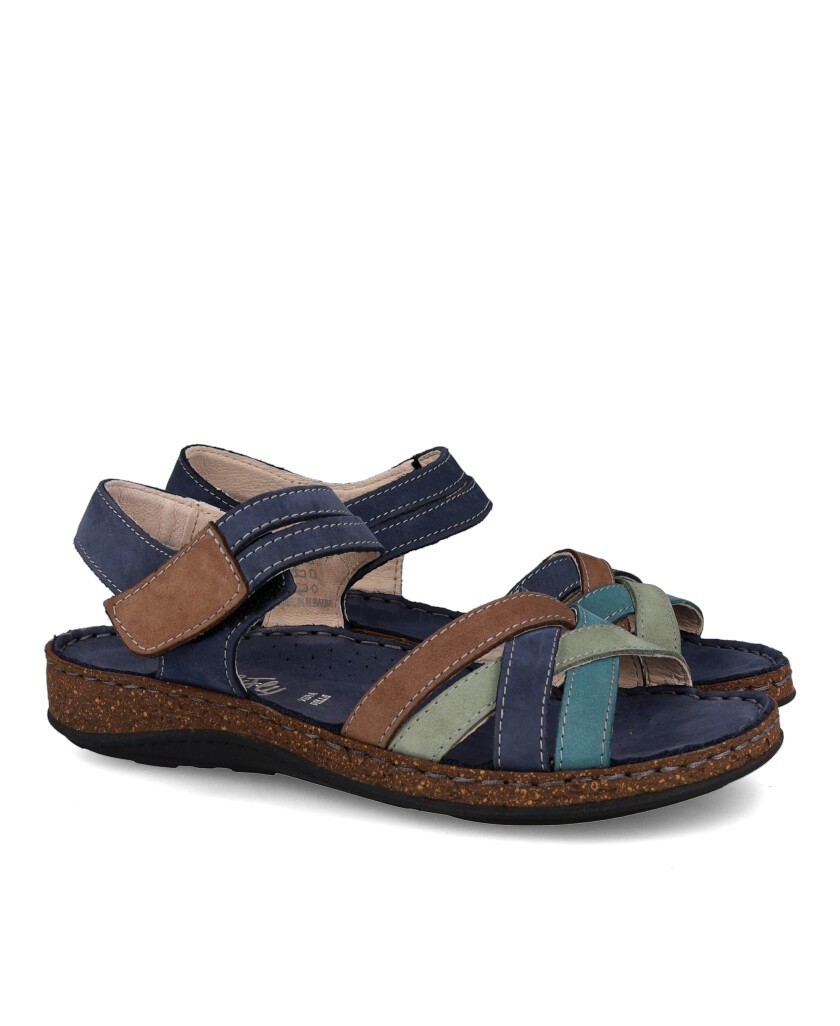 Sandalias de piel mujer Walk&Fly 3861 43170