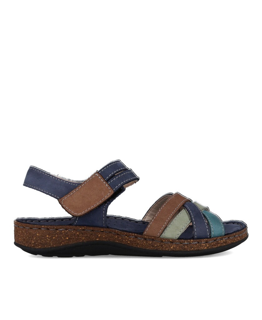 Sandalias de piel mujer Walk&Fly 3861 43170