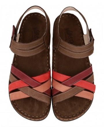 Sandalias de tiras multicolor Walk&Fly 3861 43170