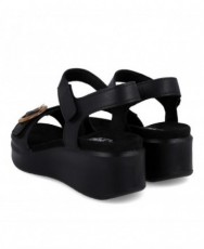 Imac 109010 black platform sandals