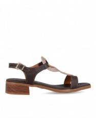 Sandalias plana de piel mujer Catchalot 5893