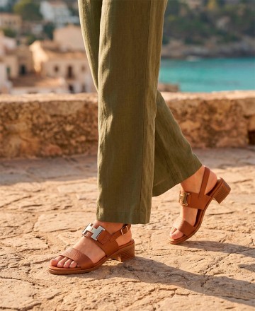 Sandalias de piel para mujer Catchalot 5892