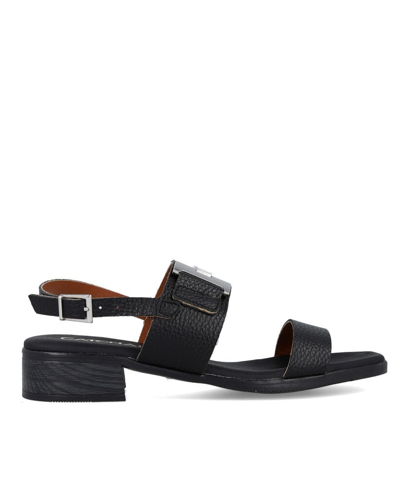 Sandalias negras de piel Catchalot 5892