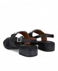 Catchalot 5892 black leather sandals