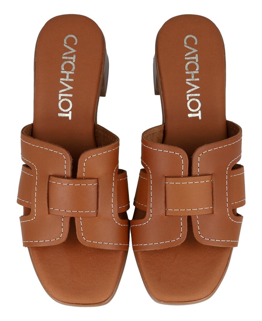 Sandalias de piel con tacón Catchalot 5902