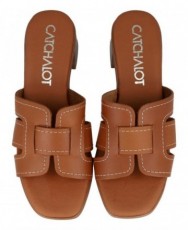 Catchalot 5902 leather heeled sandals