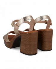Sandalias de tacón platino Catchalot 5932