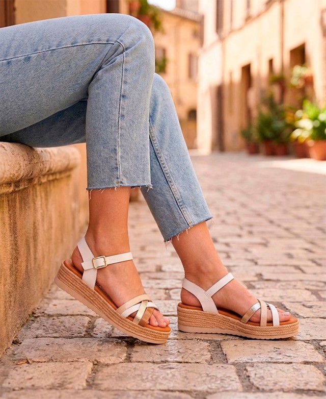 Sandalia con plataforma mujer Catchalot 6010