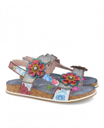 Sandalias estampadas Laura Vita Brcyano 38