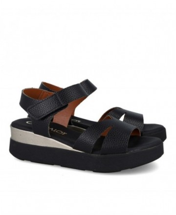 Sandalias negras con plataforma Catchalot 5963