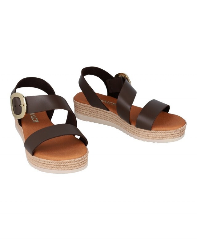 Sandalias con plataforma marrones Catchalot 6012
