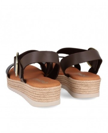 Sandalias con plataforma marrones Catchalot 6012