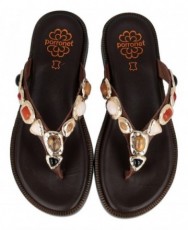 Porronet Cristina Moka 3238 Rhinestone Sandal