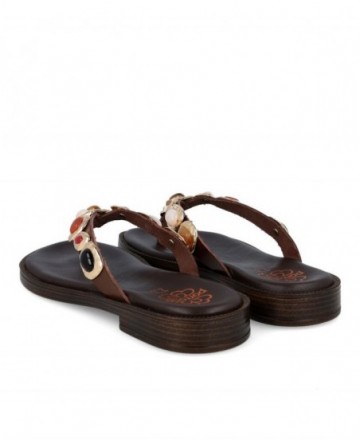 Porronet Cristina Moka 3238 Rhinestone Sandal