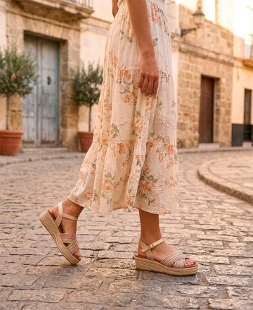 Sandalias con cuña Mustang Lita 59553