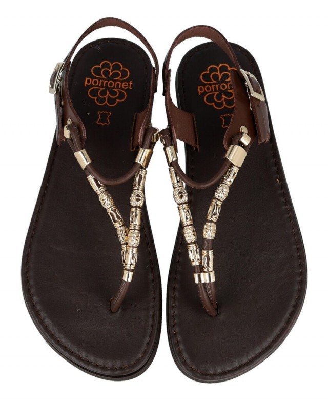 Porronet Ada 3205 women's beaded sandals