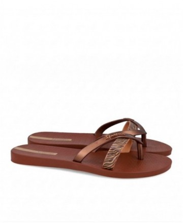 Chanclas marrones de tiras Ipanema Kirei 83673
