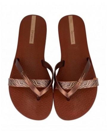 Ipanema Kirei 83673 brown strappy flip-flops