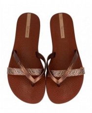 Chanclas marrones de tiras Ipanema Kirei 83673