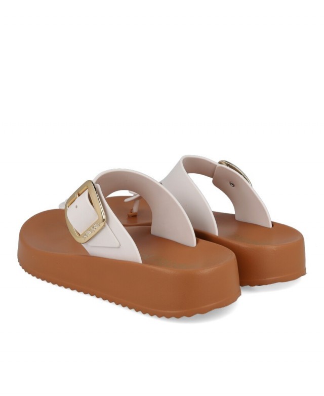 Catchalot PJ7499 platform sandals with buckle