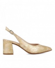 Patricia Miller 5532F metallic open-back shoe