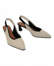 Miss Elastic 75065 geometric-heel court shoes