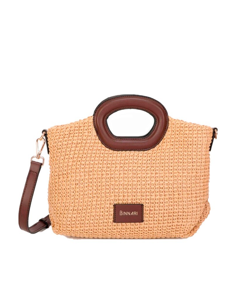Bolso pequeño rafia Binnari 20951