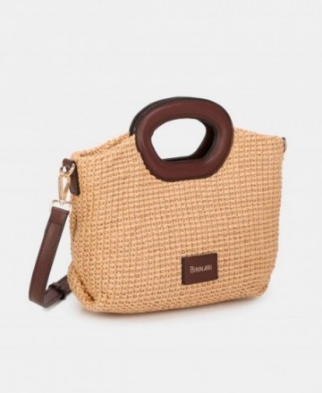 Bolso pequeño rafia Binnari 20951