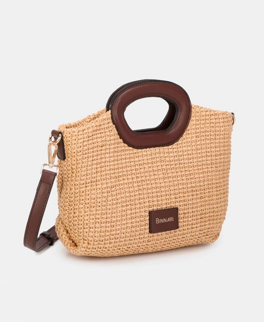 Bolso pequeño rafia Binnari 20951