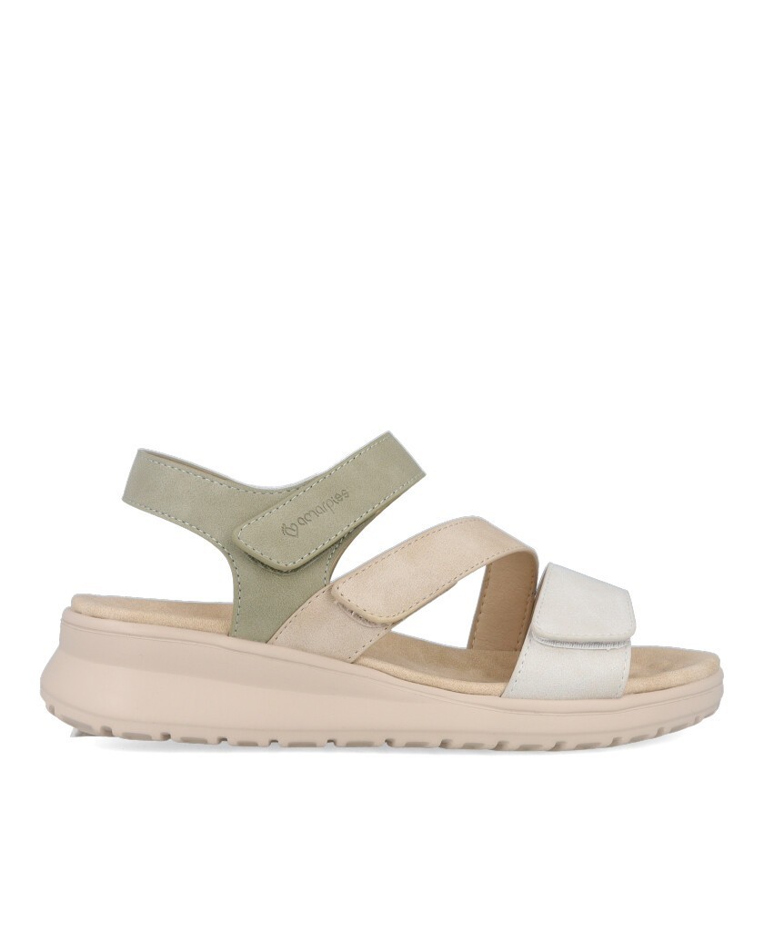 Sandalias con tiras Amarpies ABZ30157