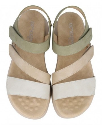 Sandalias con tiras Amarpies ABZ30157