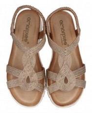 Sandalias estilo trenza Amarpies ABZ30145